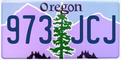 OR license plate 973JCJ
