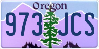 OR license plate 973JCS