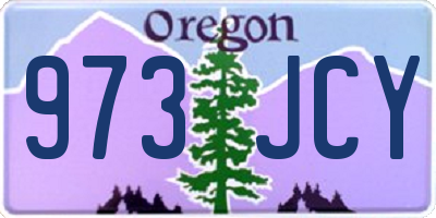 OR license plate 973JCY