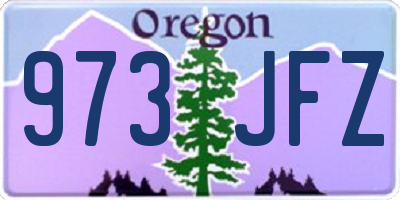 OR license plate 973JFZ