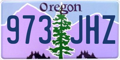 OR license plate 973JHZ