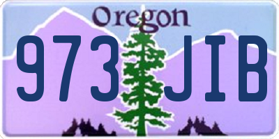 OR license plate 973JIB