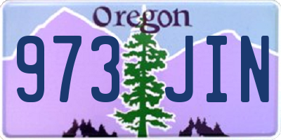 OR license plate 973JIN