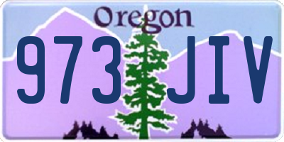 OR license plate 973JIV