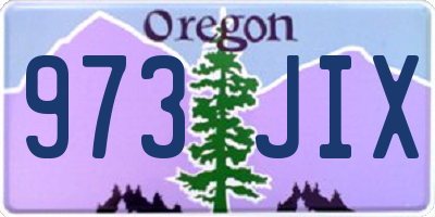 OR license plate 973JIX