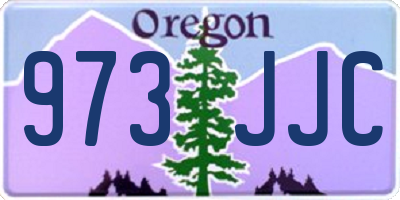 OR license plate 973JJC