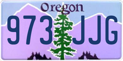 OR license plate 973JJG