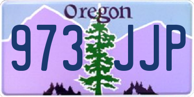 OR license plate 973JJP