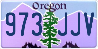OR license plate 973JJV