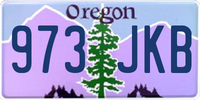 OR license plate 973JKB