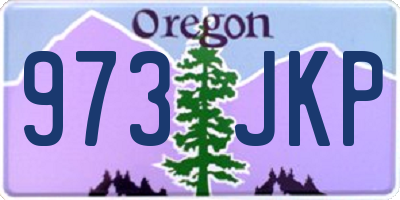OR license plate 973JKP