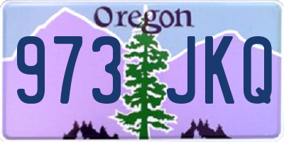 OR license plate 973JKQ