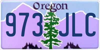 OR license plate 973JLC