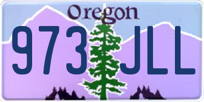 OR license plate 973JLL