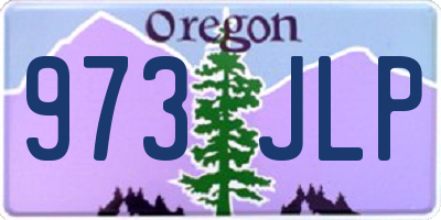 OR license plate 973JLP