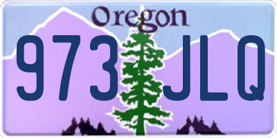 OR license plate 973JLQ