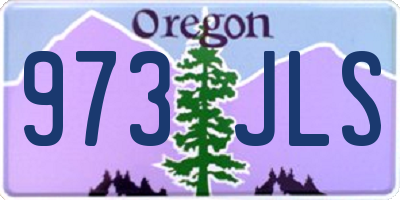 OR license plate 973JLS