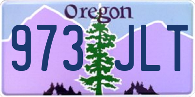 OR license plate 973JLT