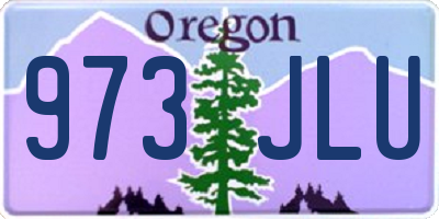 OR license plate 973JLU