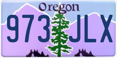 OR license plate 973JLX