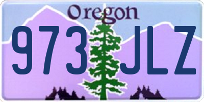 OR license plate 973JLZ