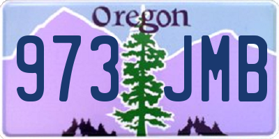 OR license plate 973JMB
