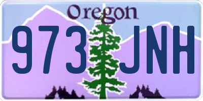 OR license plate 973JNH