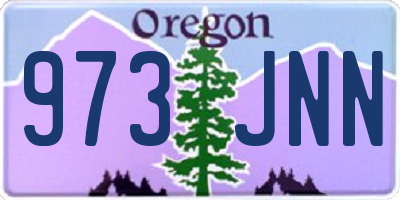 OR license plate 973JNN