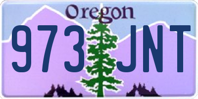 OR license plate 973JNT