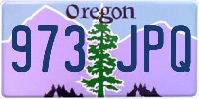 OR license plate 973JPQ