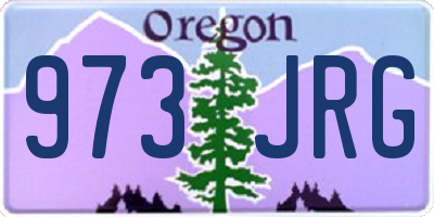 OR license plate 973JRG