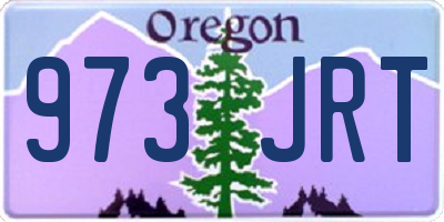 OR license plate 973JRT