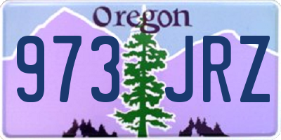 OR license plate 973JRZ