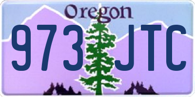 OR license plate 973JTC