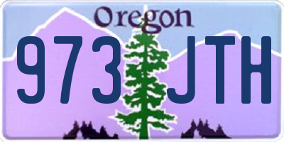 OR license plate 973JTH