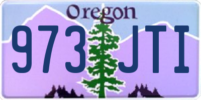 OR license plate 973JTI