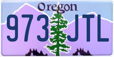 OR license plate 973JTL