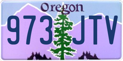 OR license plate 973JTV