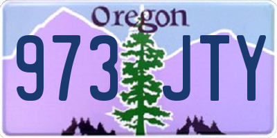 OR license plate 973JTY