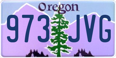 OR license plate 973JVG