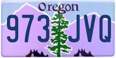 OR license plate 973JVQ