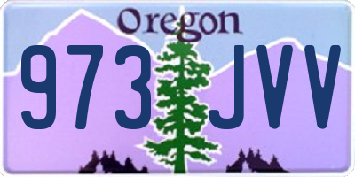 OR license plate 973JVV