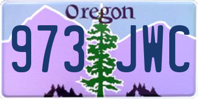 OR license plate 973JWC