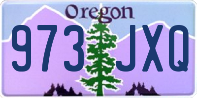 OR license plate 973JXQ