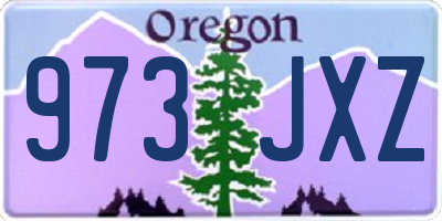 OR license plate 973JXZ