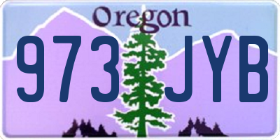 OR license plate 973JYB