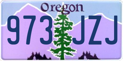 OR license plate 973JZJ