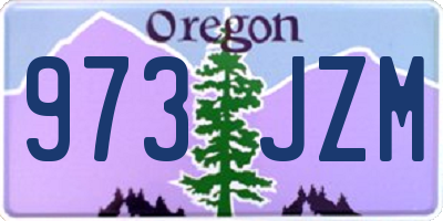 OR license plate 973JZM