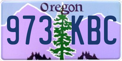 OR license plate 973KBC