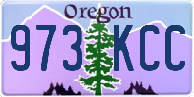 OR license plate 973KCC